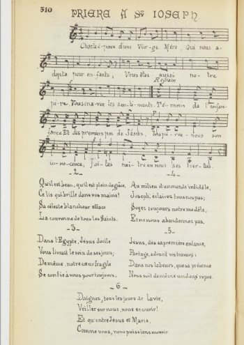 Prière à Saint Joseph Partitions gratuites
